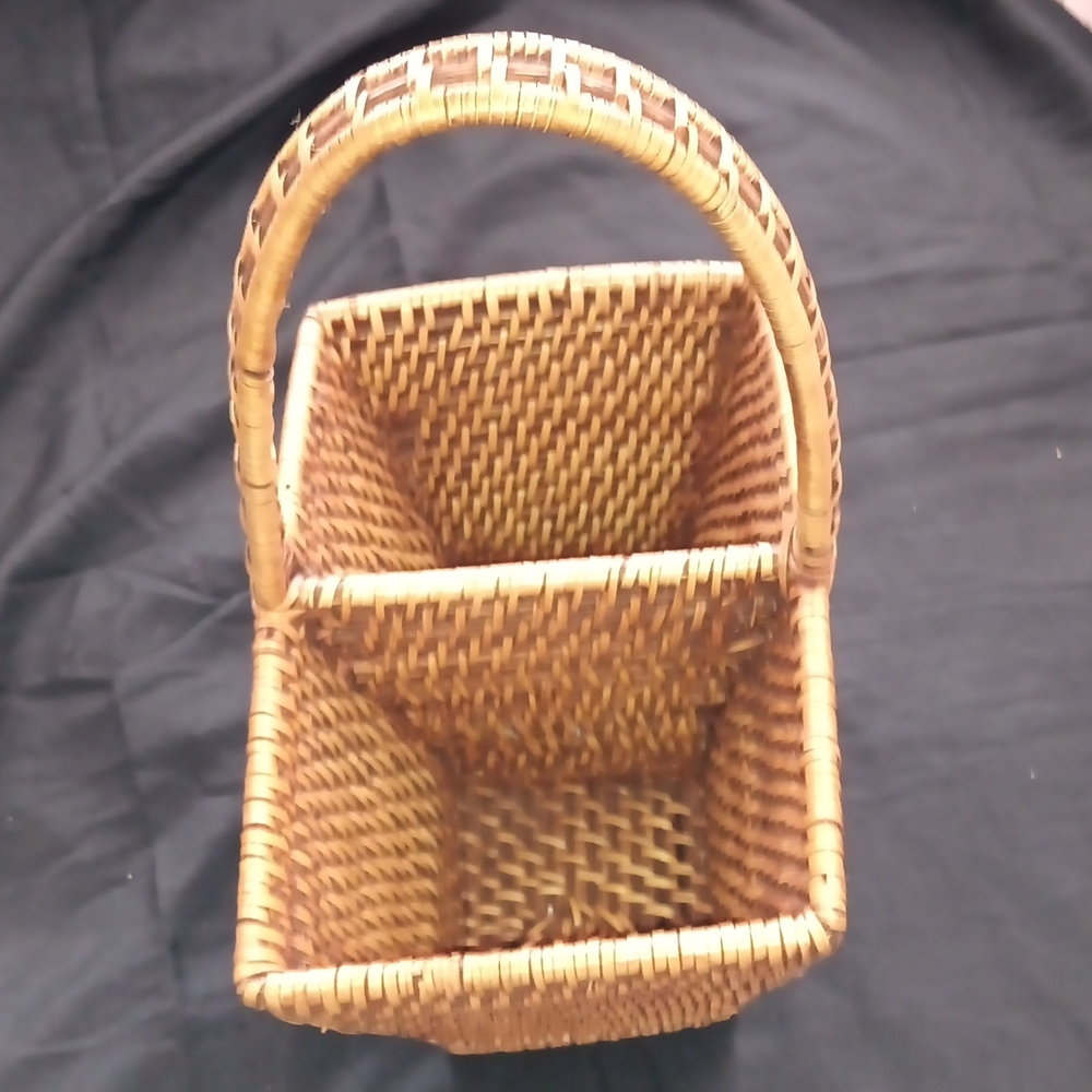 Vintage Rattan Basket